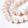 Electroplate Glass Beads Strands X1-EGLA-A034-P6mm-A17-2