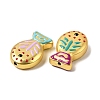 Baking Paint Glass Enamel Beads GLAA-B035-01-4