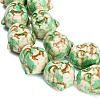 Buddhist Dyed Synthetic Turquoise Beads Strands GG-CBAAE19-01-3