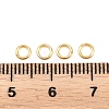 Brass Closed Jump Rings KK-D257-01G-07-3
