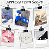50Bags 5 Colors Stainless Steel 5 Claw Snap Buttons FIND-GF0009-83-6