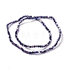 Electroplate Glass Beads Strands GLAA-E036-04A-3