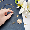 Brass Double Opening Lobster Claw Clasps KK-SC0002-68-3