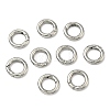 Tarnish Resistant Ring Smooth 304 Stainless Steel Spring Gate Rings STAS-E073-06-A-5
