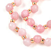 Natural Pink Opal Beads Strands G-T141-54-3