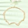 Alloy Flow Water Choker Necklaces for Women AL-CBA9074-01G-1