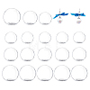   24Pcs 3 Style Round Glass Dome Cover FIND-PH0008-79-1