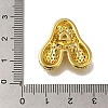 Brass with Cubic Zirconia Pendant X-KK-Q818-02A-G-3