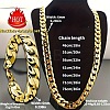 Alloy Cuban Curb Chains Necklaces & Bracelets Sets for Men WG37A02-05-2