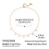 Elegant Round White Imitation Pearl Pendant Bib Necklaces FU4888-10