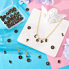 Initial Letter A~Z Alphabet Alloy Enamel Charms ENAM-TA0003-58-8