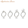 Brass Finger Cup Peg Ring Settings LS-KK-L184-58P-3