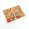 Letters Number Symbol Wooden Stamp Sets X-AJEW-E008-03M-1