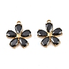 304 Stainless Steel Micro Pave Cubic Zirconia Pendants STAS-I352-07G-A02-2