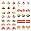 DIY Rainbow Color Pride Jewelry Making Finding Kit DIY-TA0004-73-2