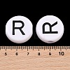 Opaque Acrylic European Beads AC-CBA3BDD-01R-3