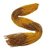 Transparent Gradient Color Glass Beads Strands GLAA-H021-01A-35-2