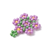 Seed Beads Beaded Charms PALLOY-MZ00417-03-4