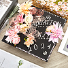 46Pcs 17 Style Cloth Rose Flower AJEW-GF0008-83-4