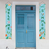 Hanging Polyester Sign for Home Office Front Door Porch Welcome Decorations HJEW-WH0011-20F-6