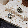 2Pcs Brass European Beads KK-DC0005-18AS-4