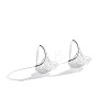 999 Fine Silver Cuff Earrings FS-WG3F72D-01-3