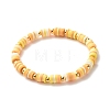 Handmade Polymer Clay Heishi Beads Stretch Bracelets Set BJEW-JB07406-01-3