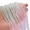 Transparent Painted Glass Beads Strands DGLA-A034-T3mm-A23-2