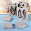 3Pcs Square Paper Jewelry Display Cases CON-TA0001-39D-02-6