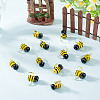15Pcs Handmade Lampwork Beads LAMP-GO0001-15-4