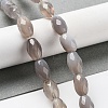 Natural Grey Agate Beads Strands G-P520-C11-01-2
