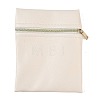 Imitation Leather Jewelry Storage Zipper Bags ABAG-G016-01D-02-1