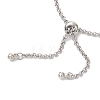 304 Stainless Steel Rolo Chain Slider Bracelet Making AJEW-JB01503-02-4