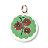 Printing 304 Stainless Steel Pendants LS-STAS-K304-12J-G-1