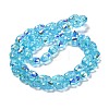 Electroplate Glass Beads Strands EGLA-D030-04D-2