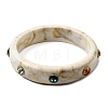 Resin Bangles for Women BJEW-P357-04G-2