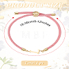 1Pc Adjustable Nylon Cord Slider Bracelets for Women BJEW-LP0001-32L-03-2