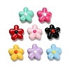 Baking Paint Opaque Acrylic Beads SACR-P035-03-1