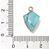 Synthetic Turquoise Pendants G-K422-01G-12-3