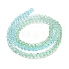Transparent Painted Glass Beads Strands X1-DGLA-A034-T4mm-A16-5