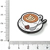 Coffee Theme Silicone Beads SL-CBACE28-01E-3