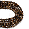 Natural Tiger Eye Beads Strands G-C280-B21-10mm-5