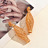 Vintage Filigree Mesh Lantern Alloy Stud Earrings OB4843-1