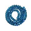 Electroplate Glass Beads Strands LS-EGLA-A044-T6mm-L27-3
