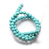 Natural Howlite Round Beads Strands TURQ-L017-4mm-01B-3