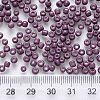 6/0 Baking Paint Glass Round Seed Beads SEED-S036-01C-18-3