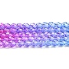 Transparent Gradient Color Glass Beads Strands GLAA-G101-2mm-11-3