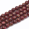 Natural Chalcedony Beads Strands G-S333-10mm-014D-1