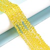 Electroplate Glass Beads Strands EGLA-A034-T1mm-L02-4