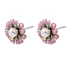 Brass Enamel Stud Earrings KK-CBA8324-27P-6